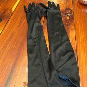 Ladies Long Satin Gloves